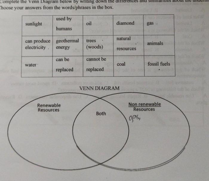 Renewable and nonrenewable venn diagram