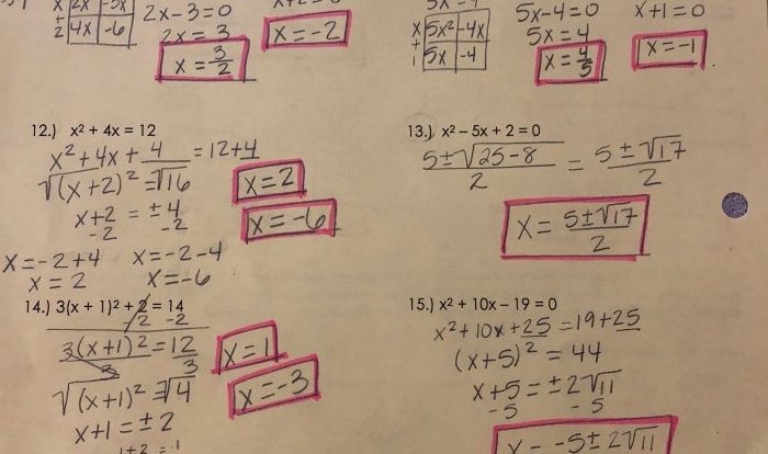 Unit 1 review geometry answer key