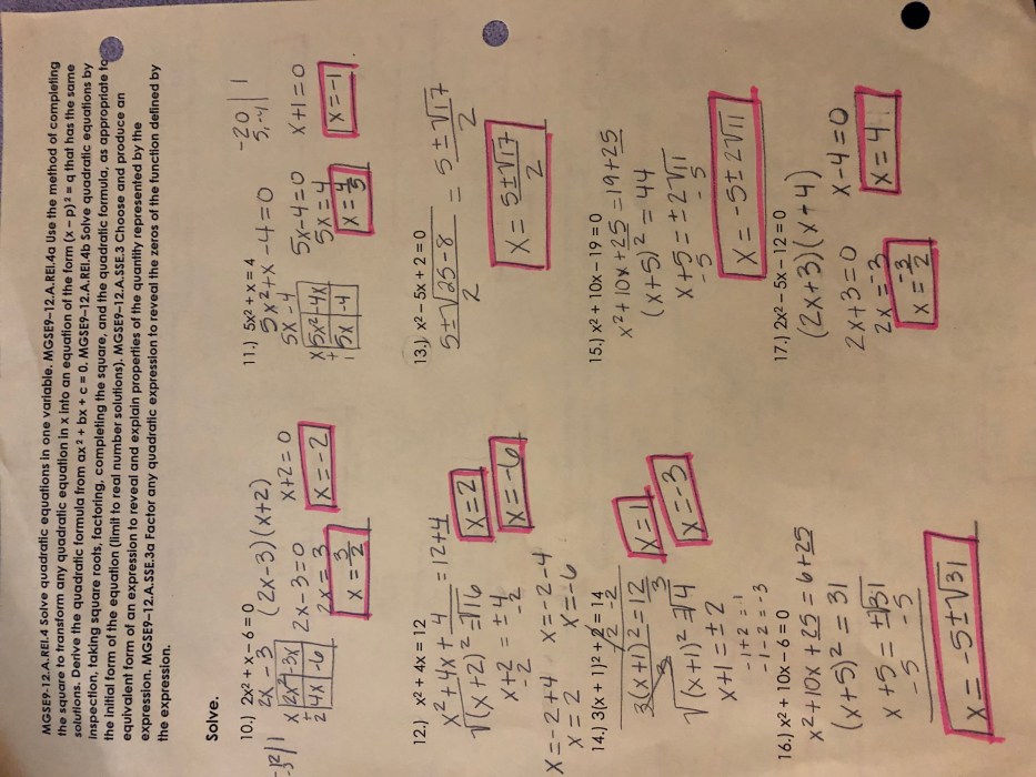 Unit 1 review geometry answer key